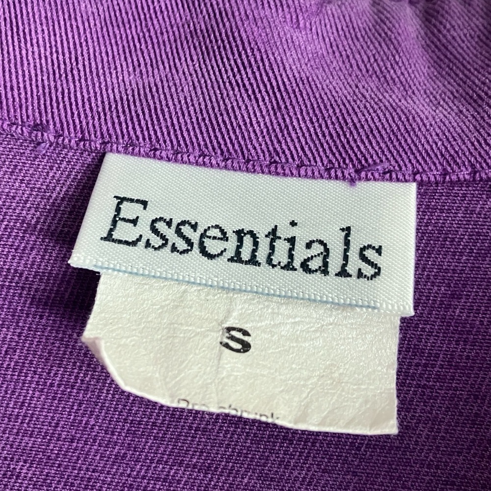 Essentials Vintage Oversized Button-Down Shirt Si… - image 3